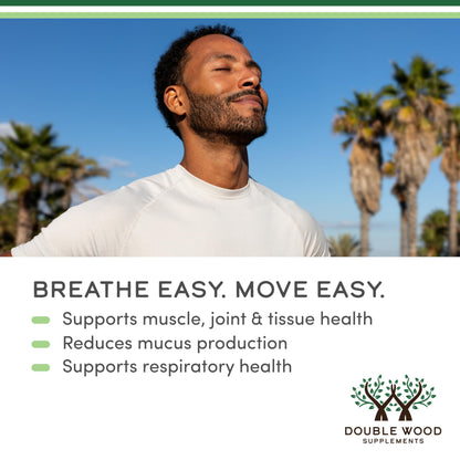 Double Wood Supplements non-GMO respiratory support capsules