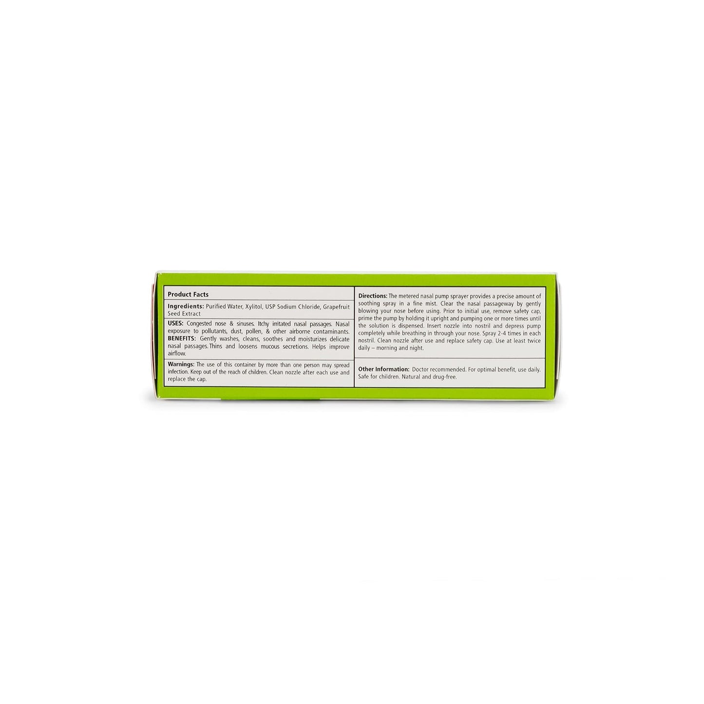 Two bottles of Xlear Natural Nasal Spray for sinus relief
