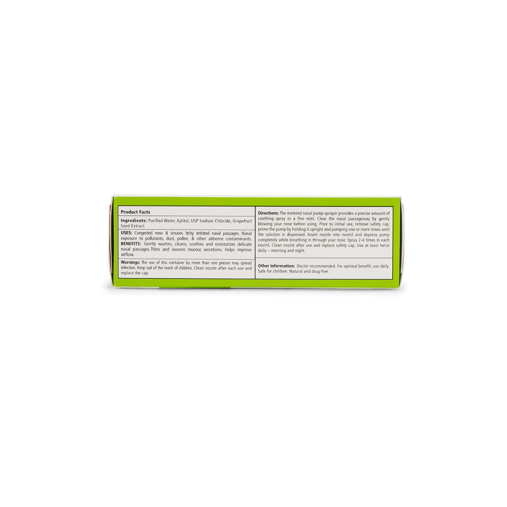 Two bottles of Xlear Natural Nasal Spray for sinus relief