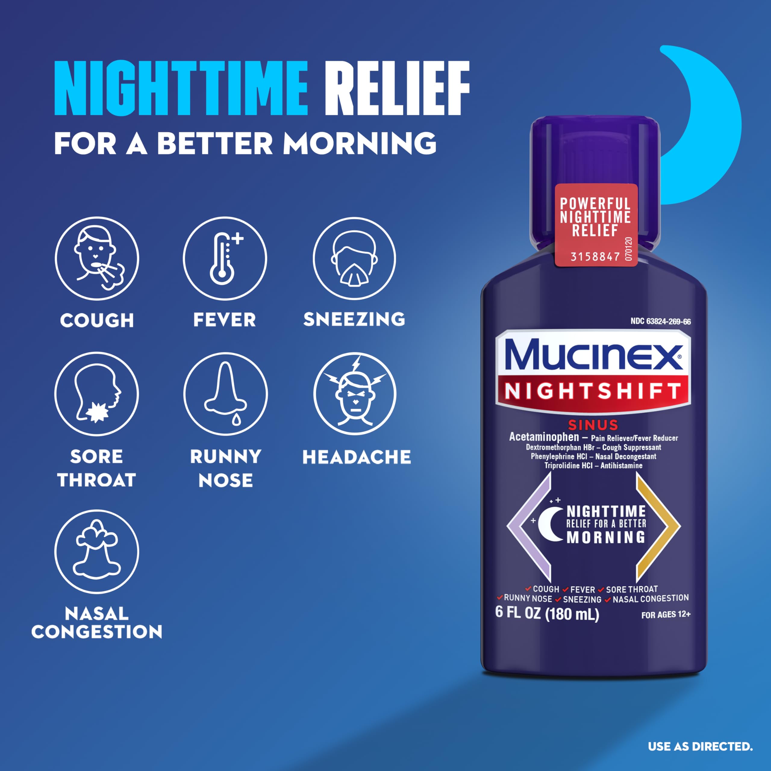 Close up of Mucinex Sinus-Max packaging details