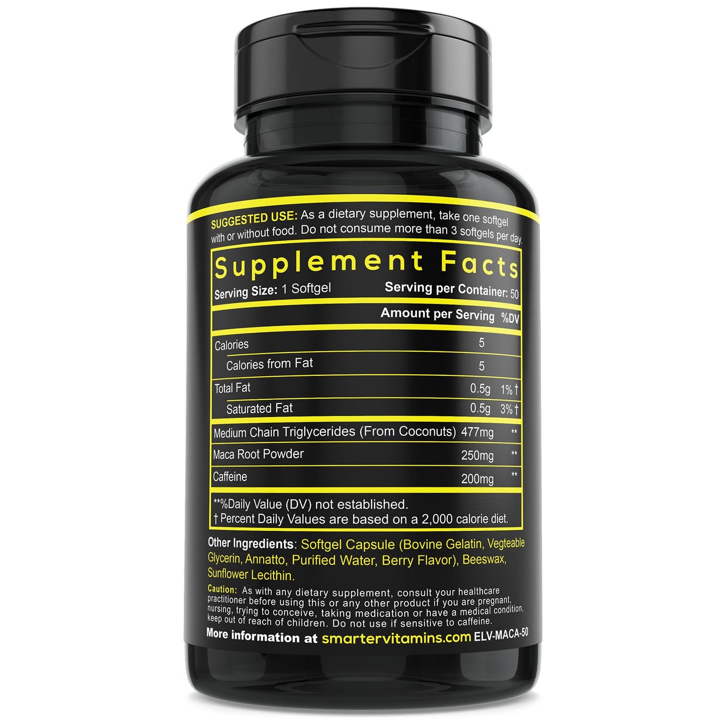Close up of SmarterVitamins energy pills liquid softgel texture