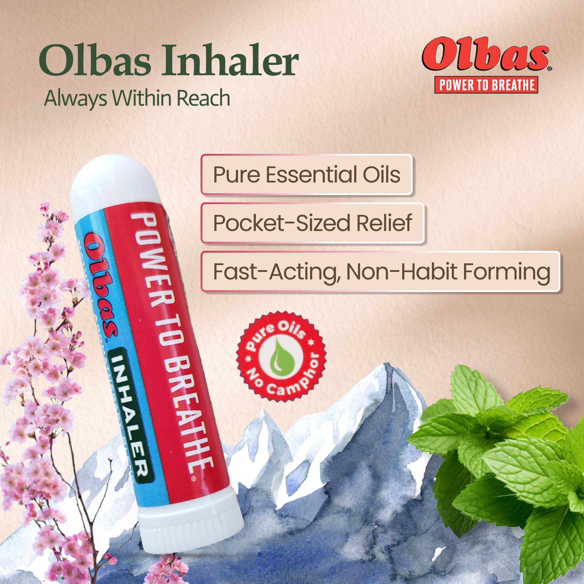 Olbas essential oil inhaler for sinus relief packaging