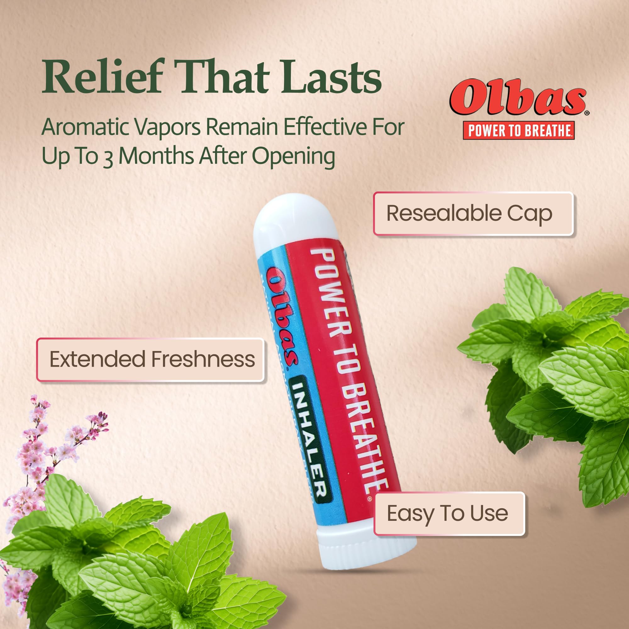 Olbas natural nasal stick in a pocket sized format