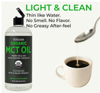 Verdana organic MCT oil 32 fluid ounce package profile