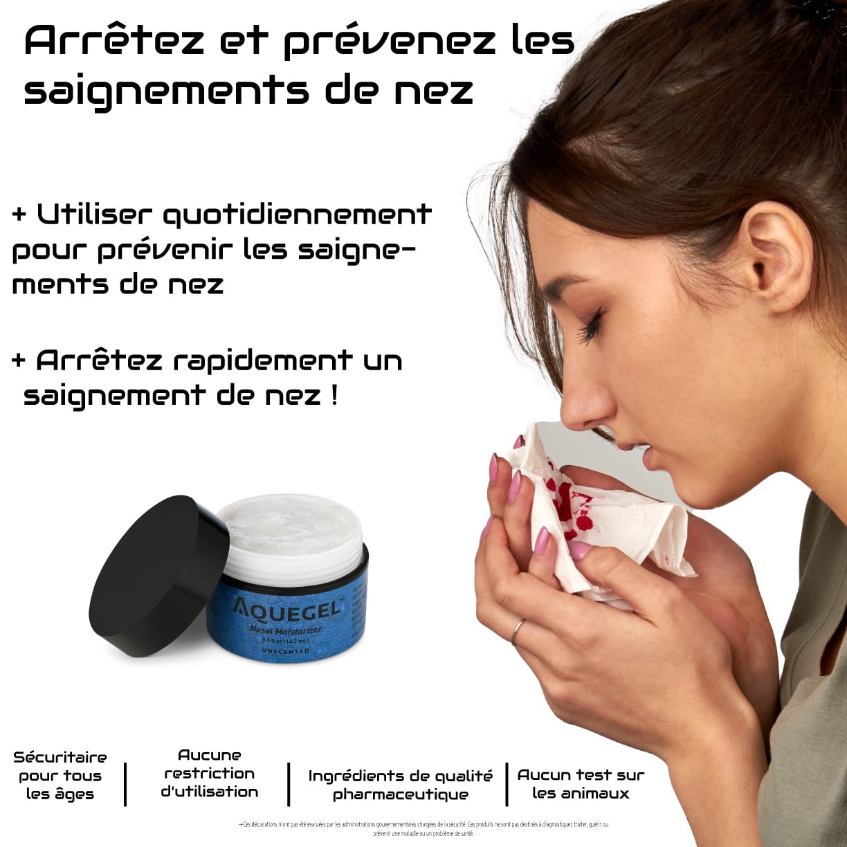 Aquegel nasal moisturizer for oxygen therapy users