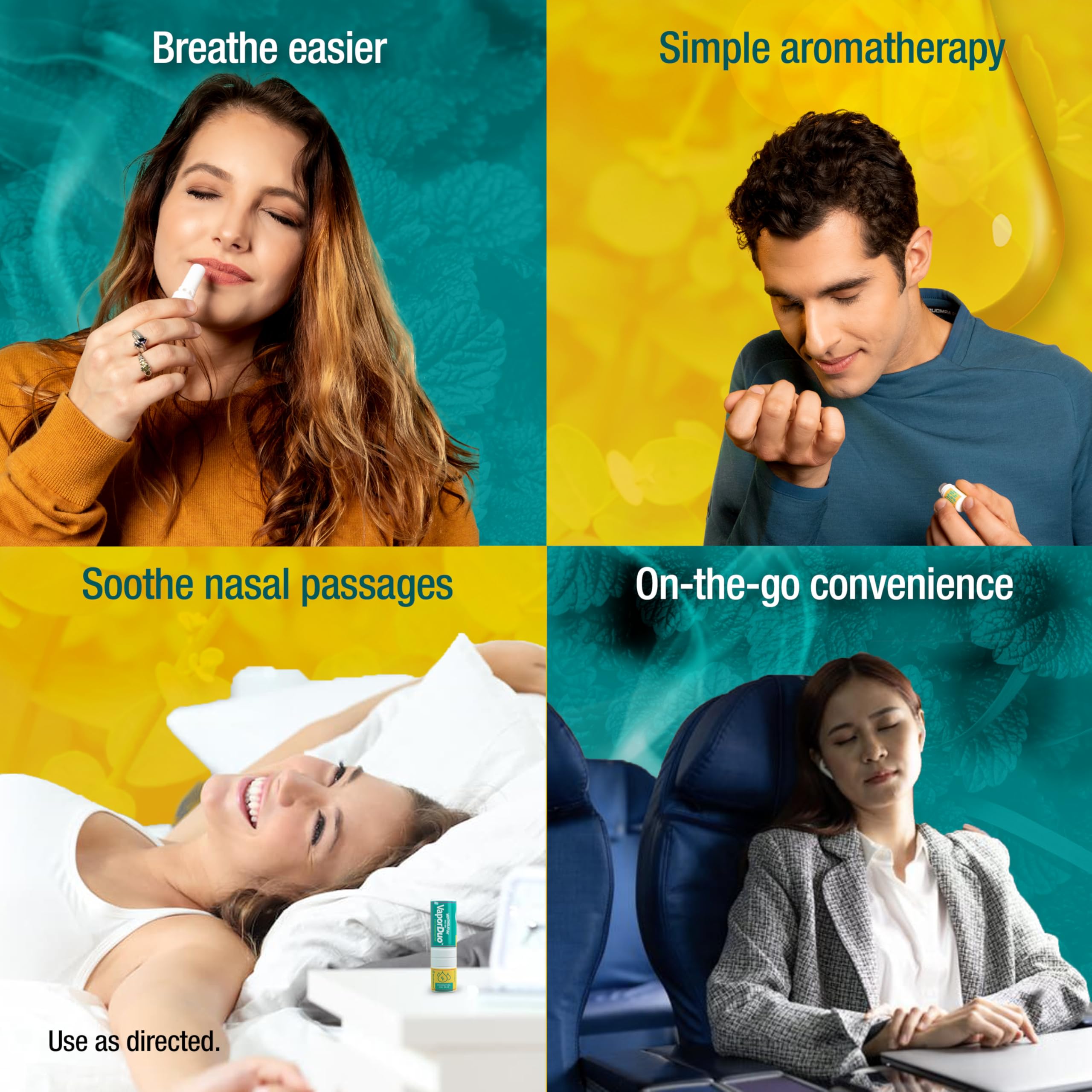 Mentholatum Vaporduo portable size in hand