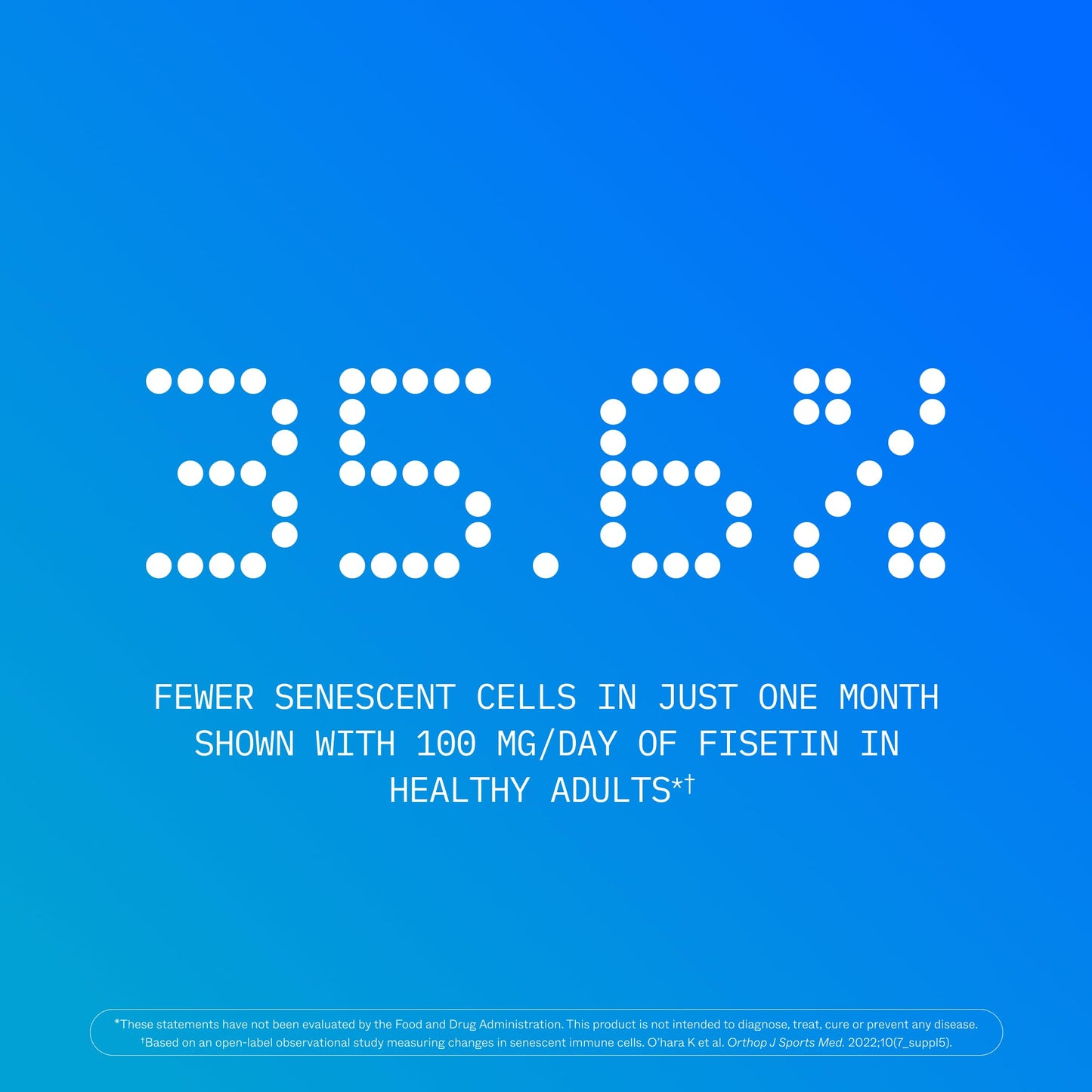 ProHealth Longevity Fisetin dietary supplement nutritional facts label