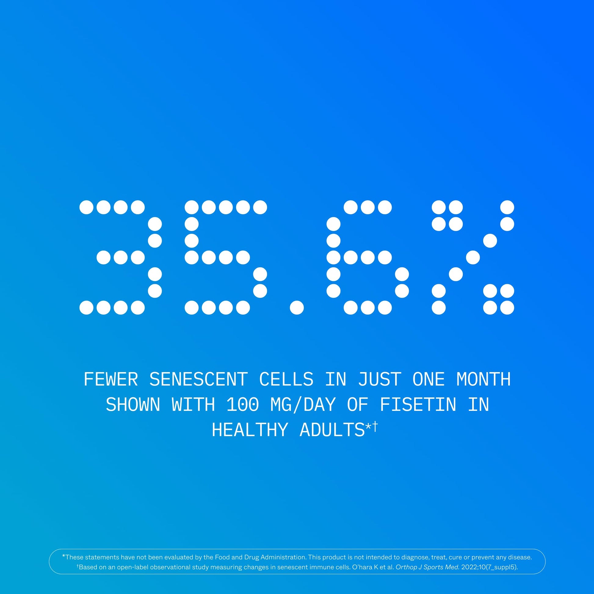 ProHealth Longevity Fisetin dietary supplement nutritional facts label