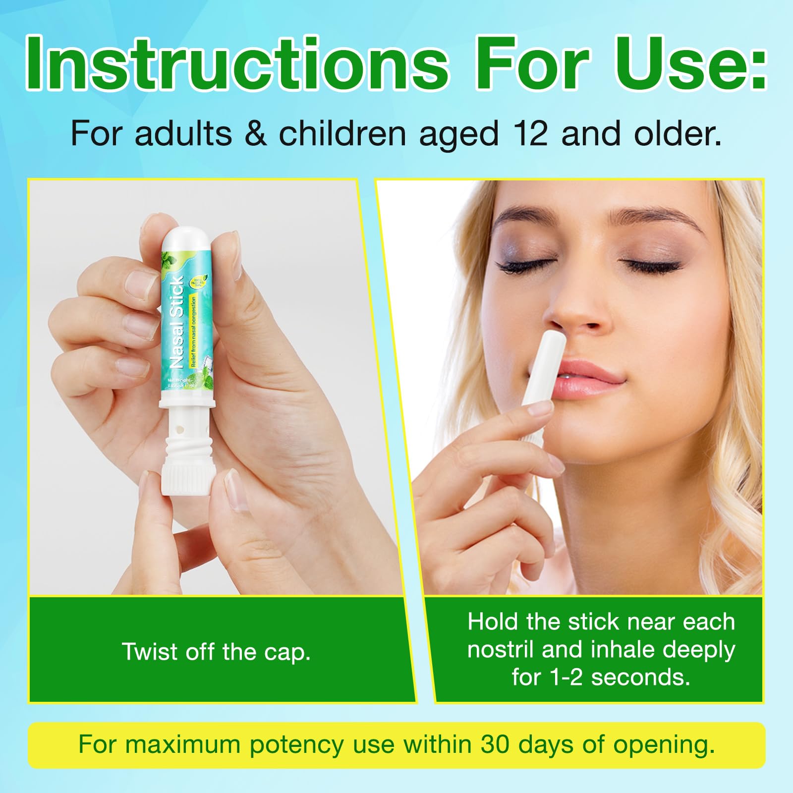 Ruduwu nasal inhaler sticks in travel friendly packaging