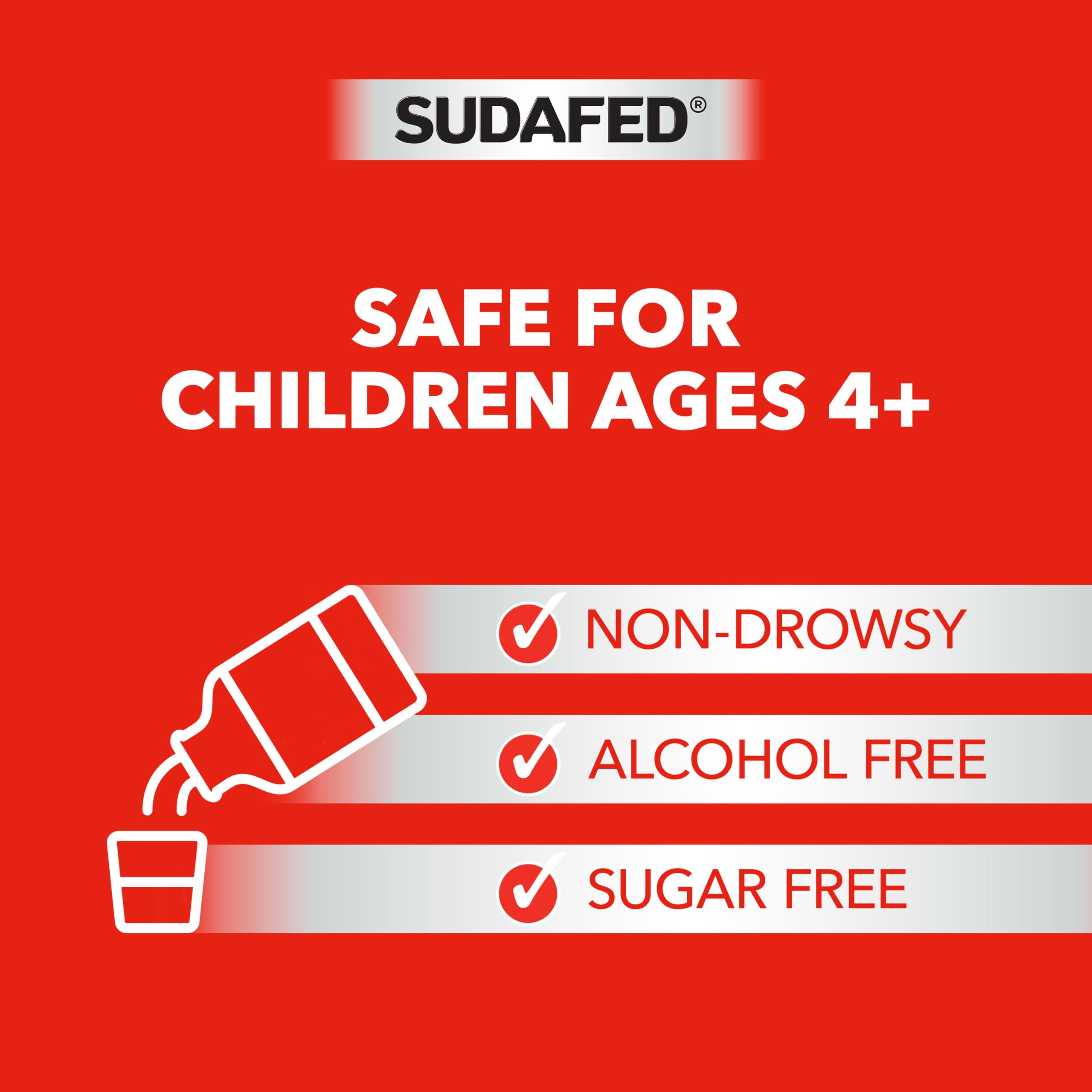 Authentic USA imported Sudafed cold medicine for kids