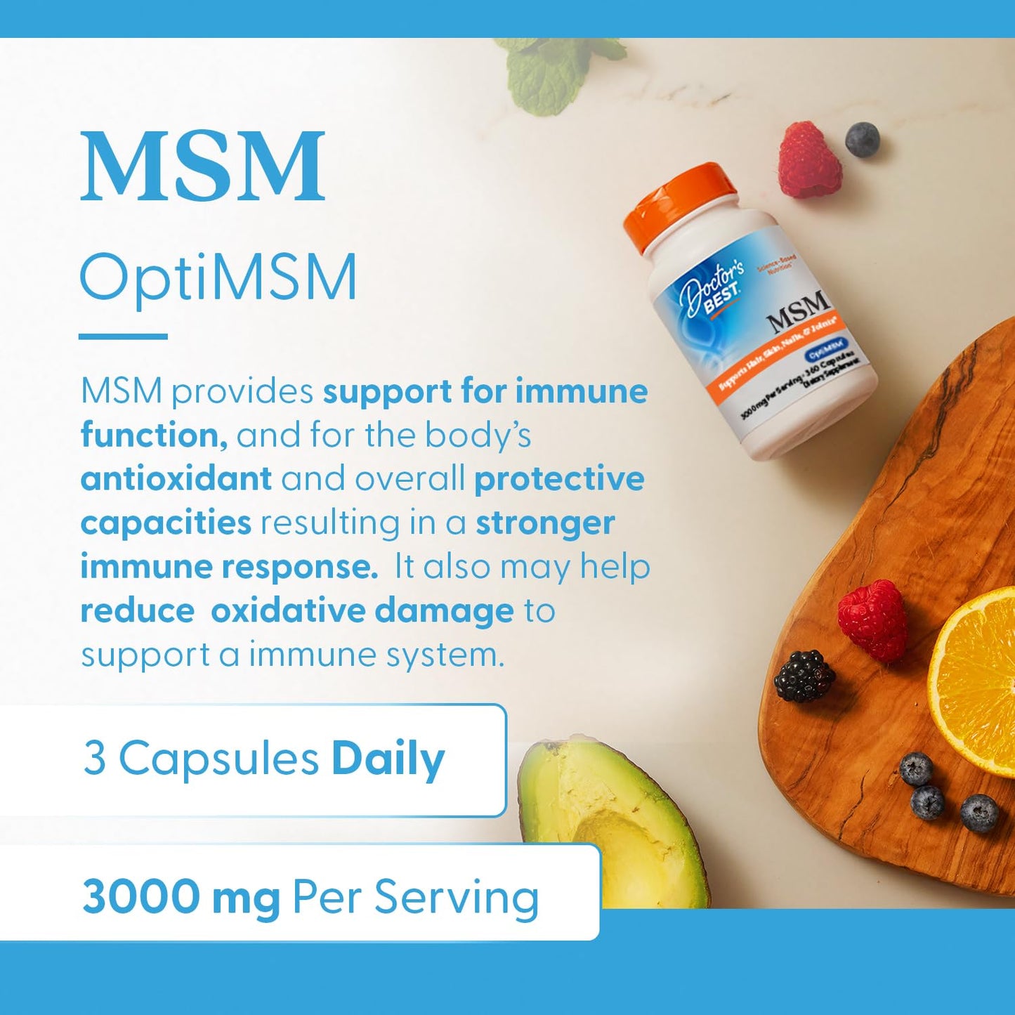 Authentic USA-imported non-GMO and gluten-free joint health product packaging
