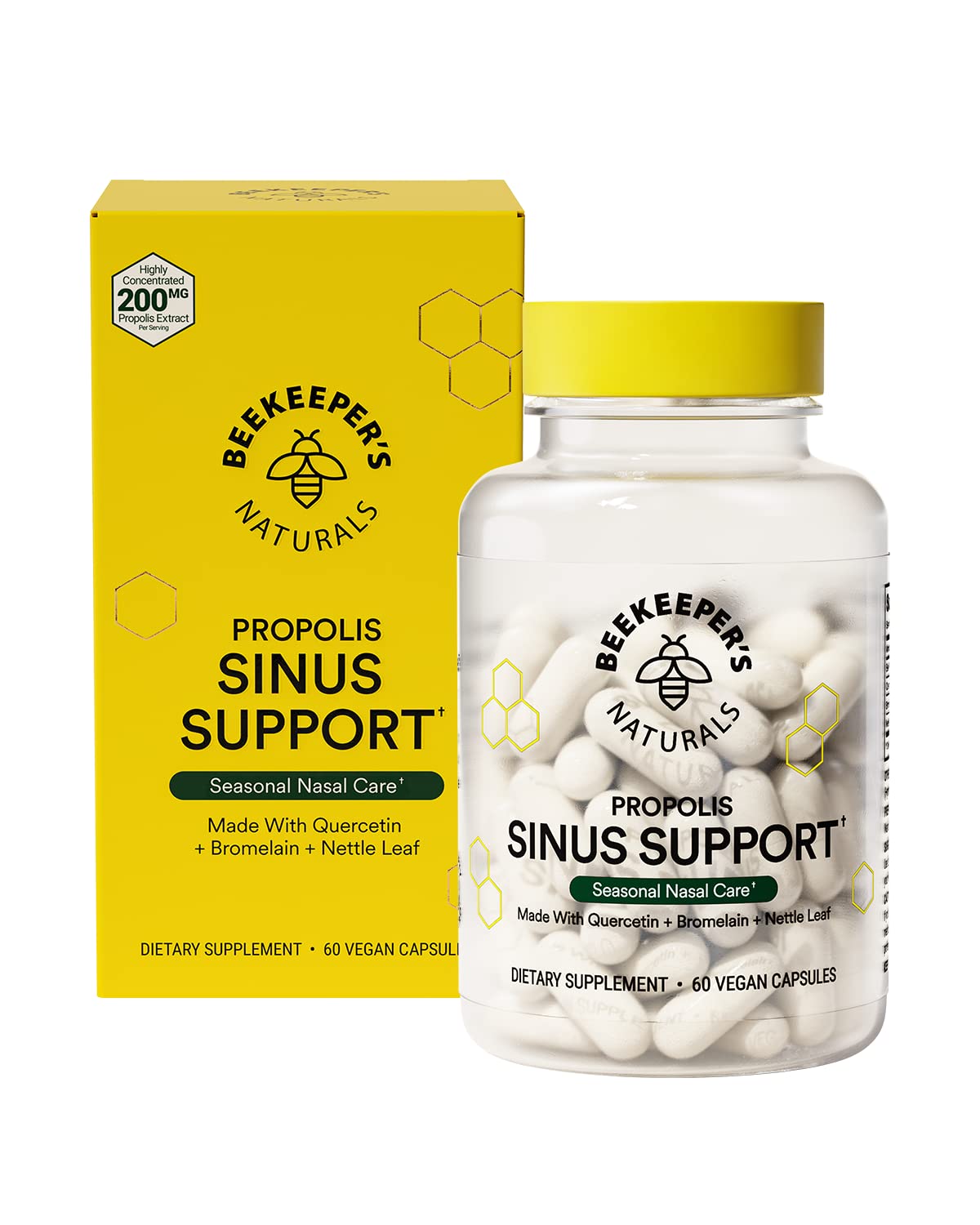 Beekeeper's Naturals Sinus Support label details