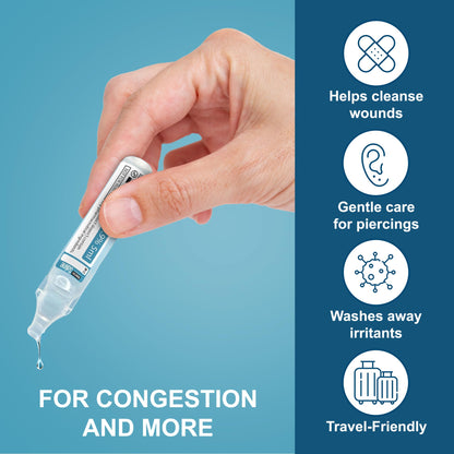 Shusher Care sodium chloride 0.9 percent ampoules for baby nasal cleansing