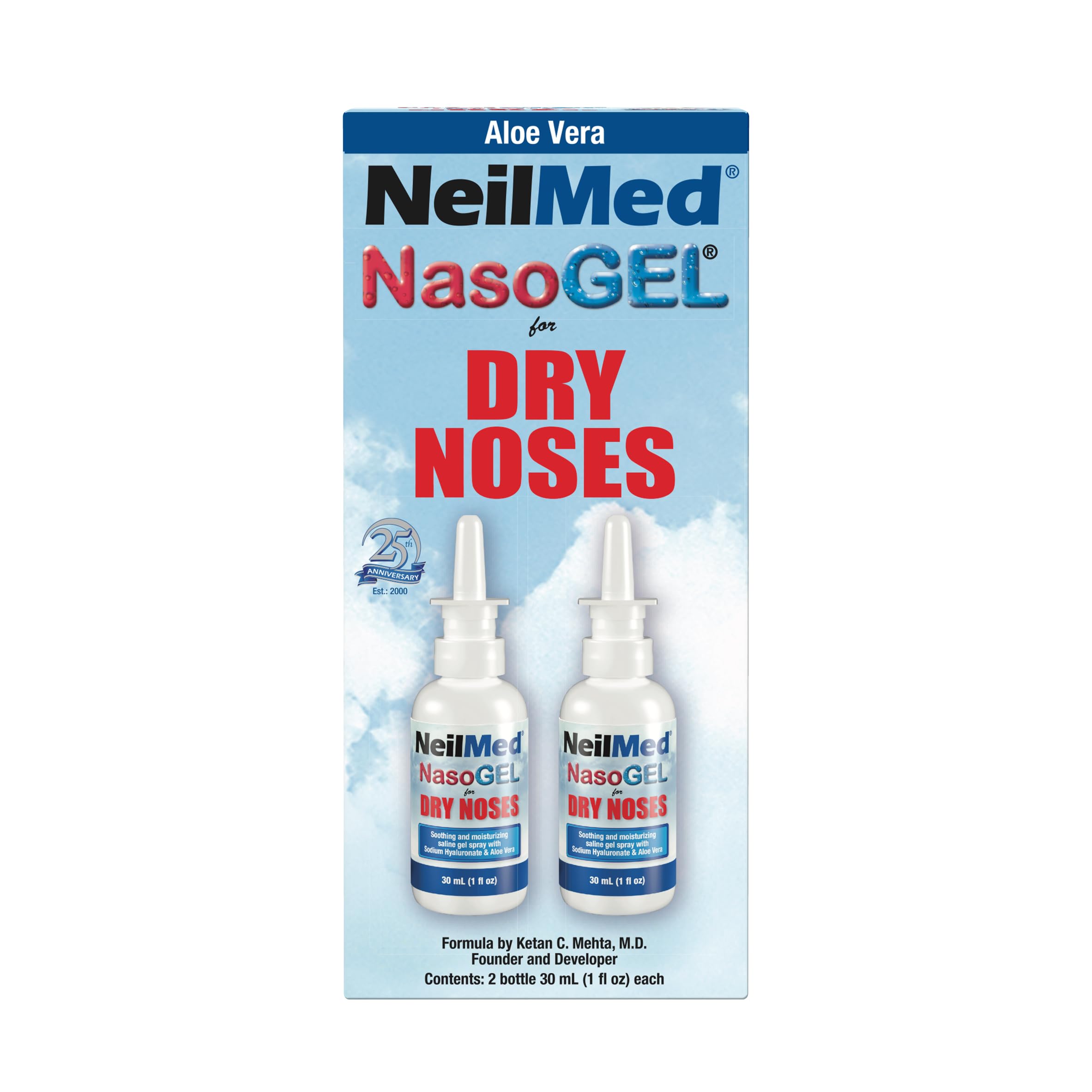 NeilMed NasoGel pack of two boxes side by side