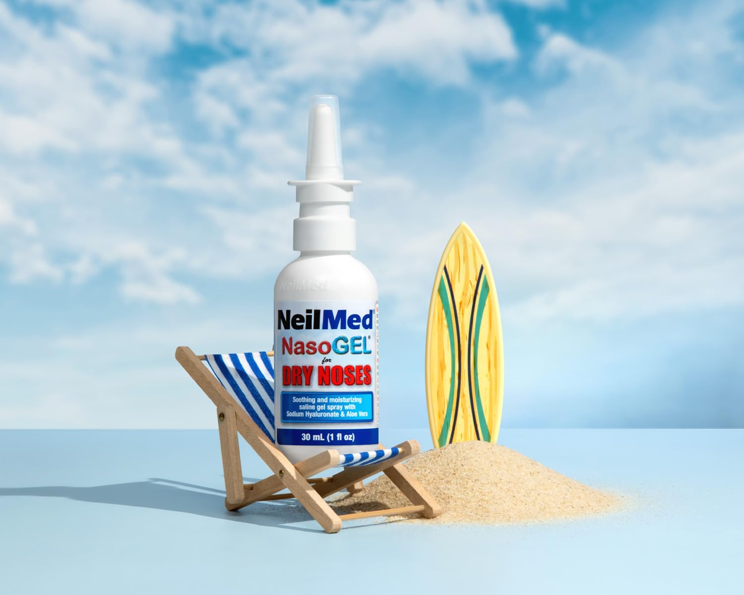 NeilMed NasoGel saline based nasal spray 30ml container