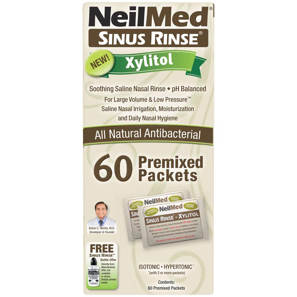 Authentic NeilMed Sinus Rinse box in original retail packaging