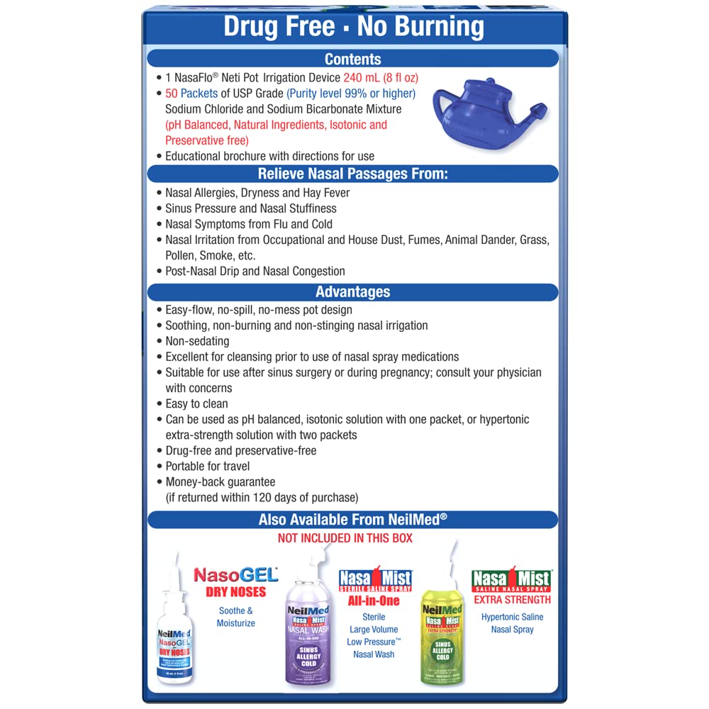 Back of product box with safety instructions