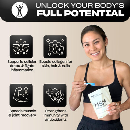 Human Improvement organic sulfur supplement clean ingredients list nutrition facts
