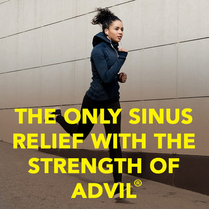 Back of Advil Sinus Congestion and Pain box with instructions