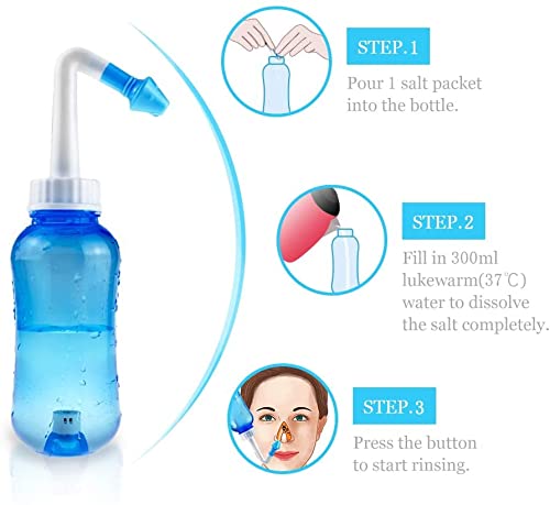 Waterpulse neti pot with thermometer sticker applied