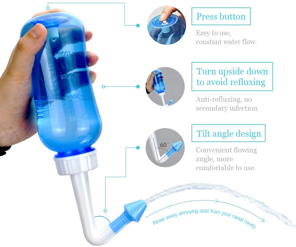 Waterpulse sinus rinsing system components and packaging