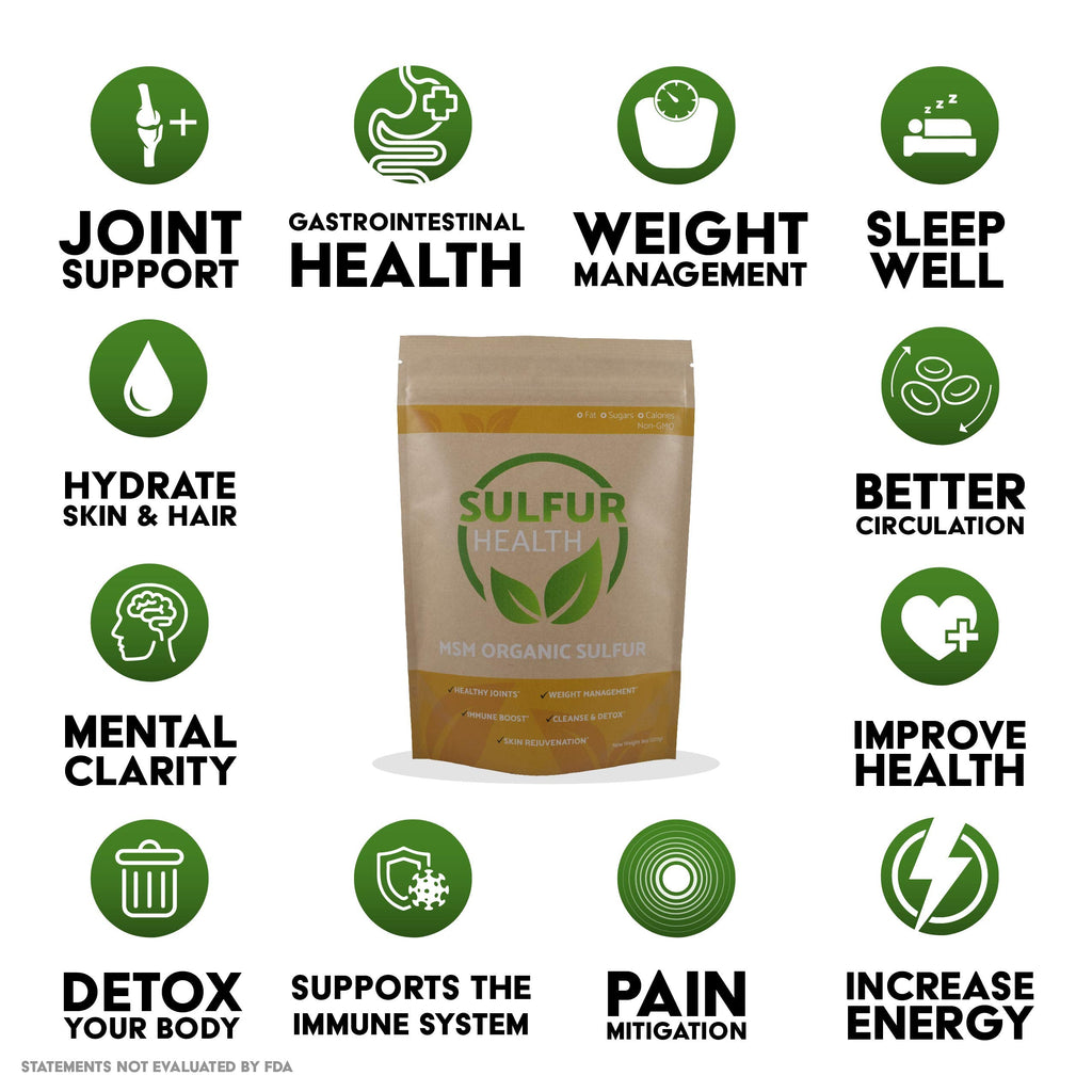 Pure MSM dietary powder texture and fine consistency