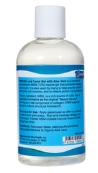 Kala Health MSM gel bottle displaying key ingredients and organic aloe vera details
