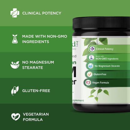 Emerald Labs additive free gluten free vegetarian joint mobility powder side packaging text.