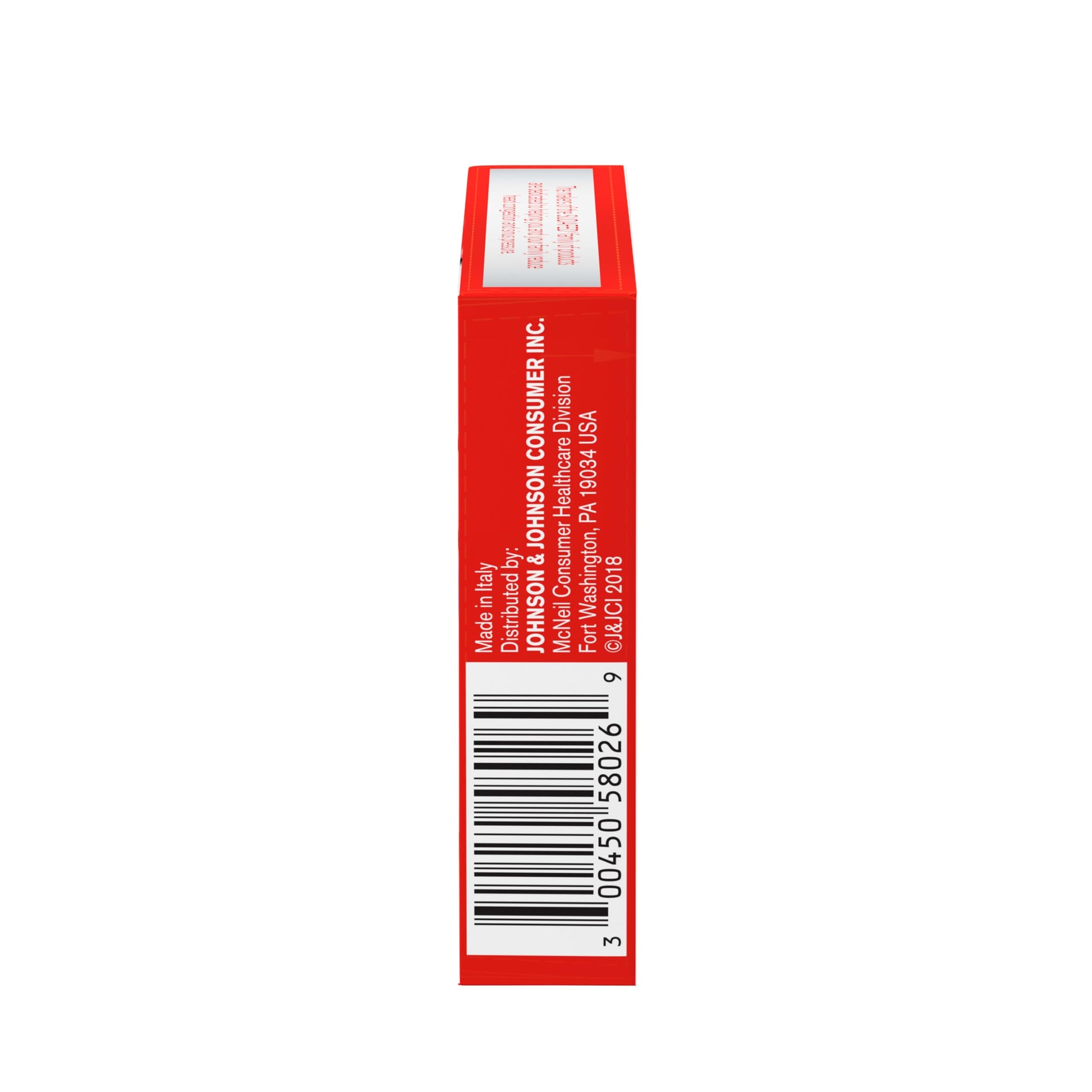 Product label clearly showing acetaminophen and guaifenesin content