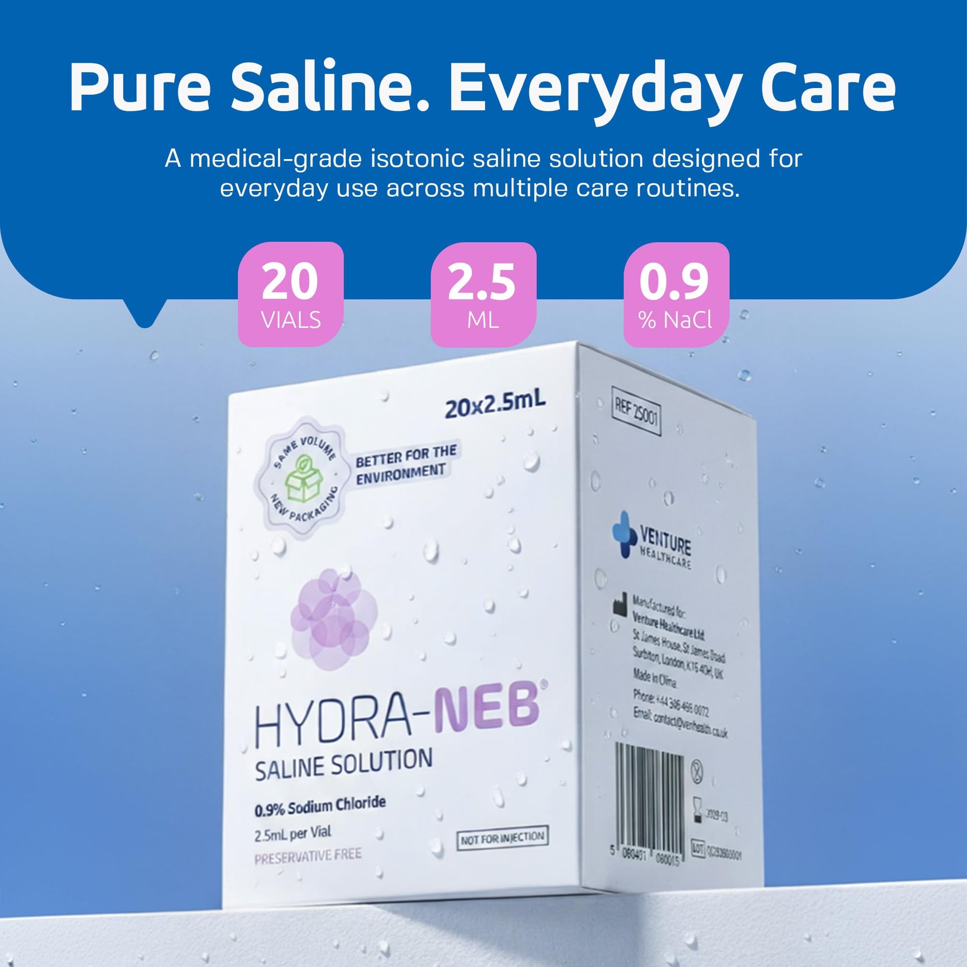 Hydra-Neb nasal irrigation and eye rinse usage
