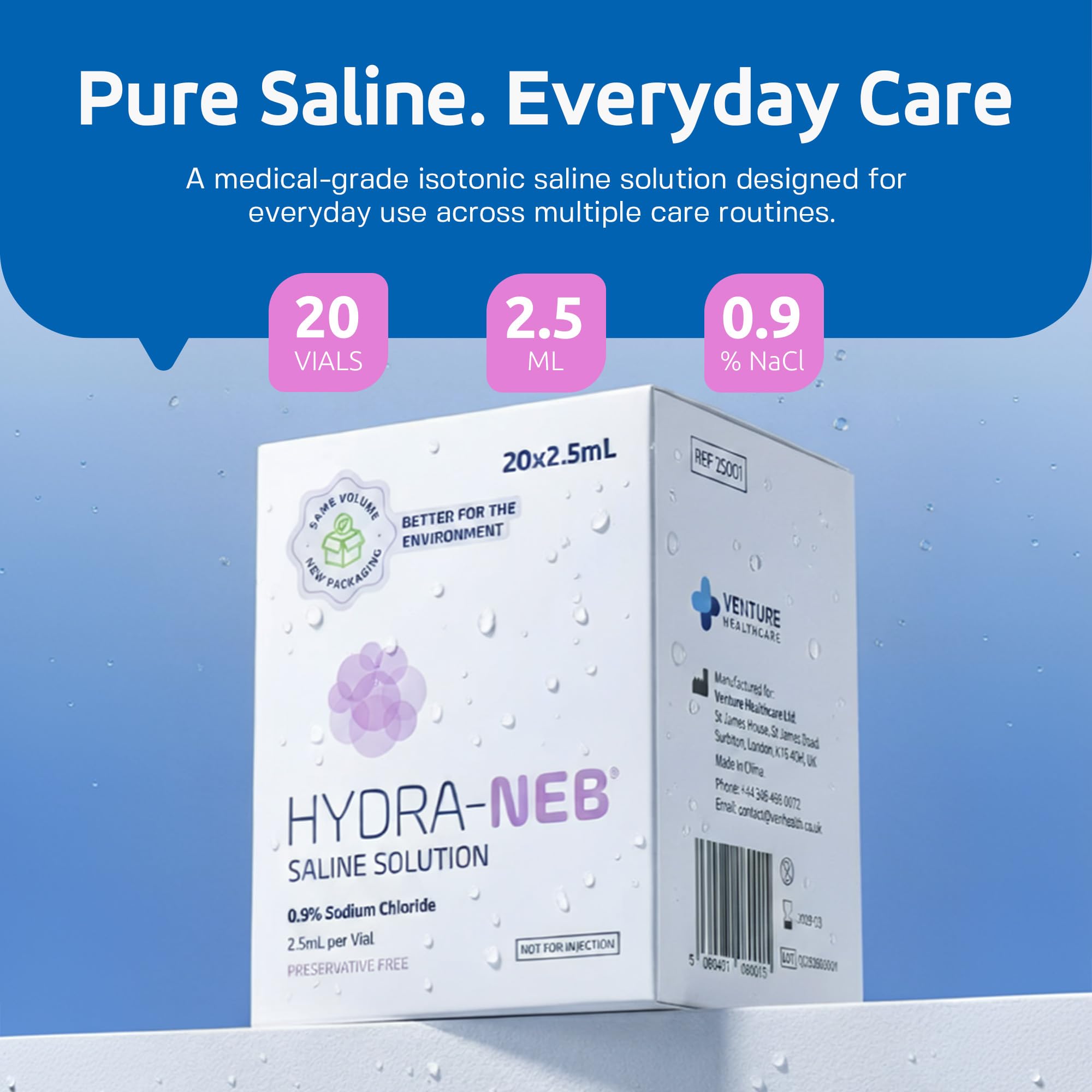 Hydra-Neb nasal irrigation and eye rinse usage