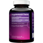 MRM Nutrition MSM 120 vegan capsules supplement label details