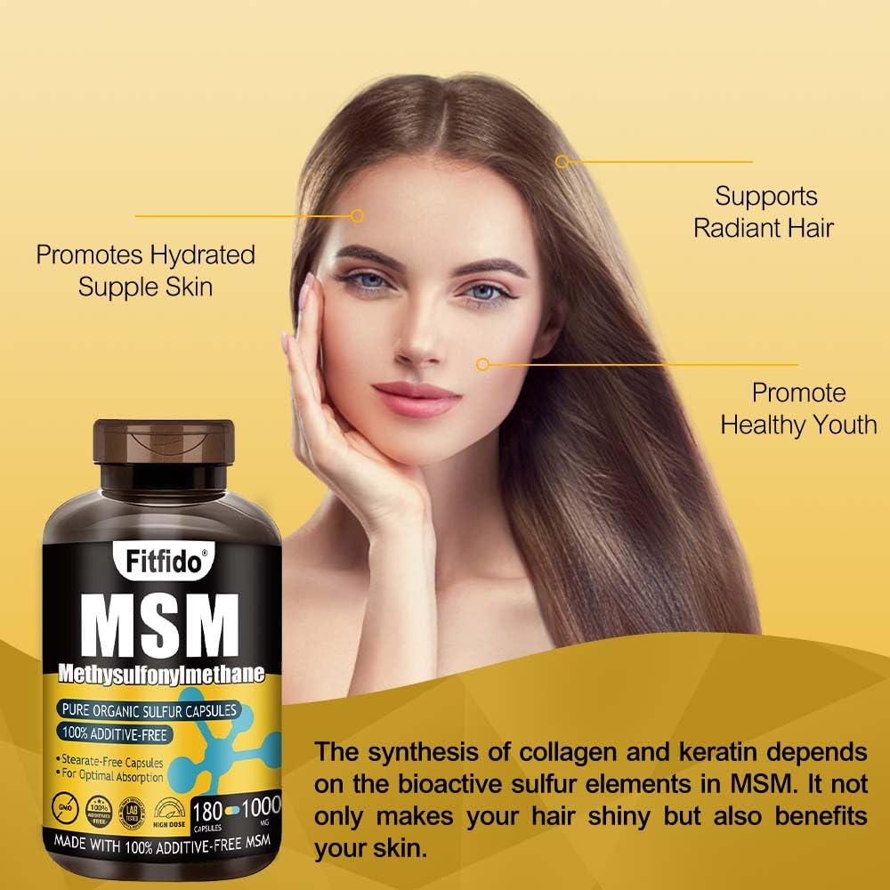 Authentic USA imported Fitfido organic sulfur capsules premium wellness packaging