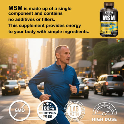 Fitfido third party tested bioavailable sulfur capsules lifestyle active recovery use
