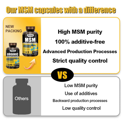 Fitfido joint mobility and connective tissue support 180 count capsule bottle