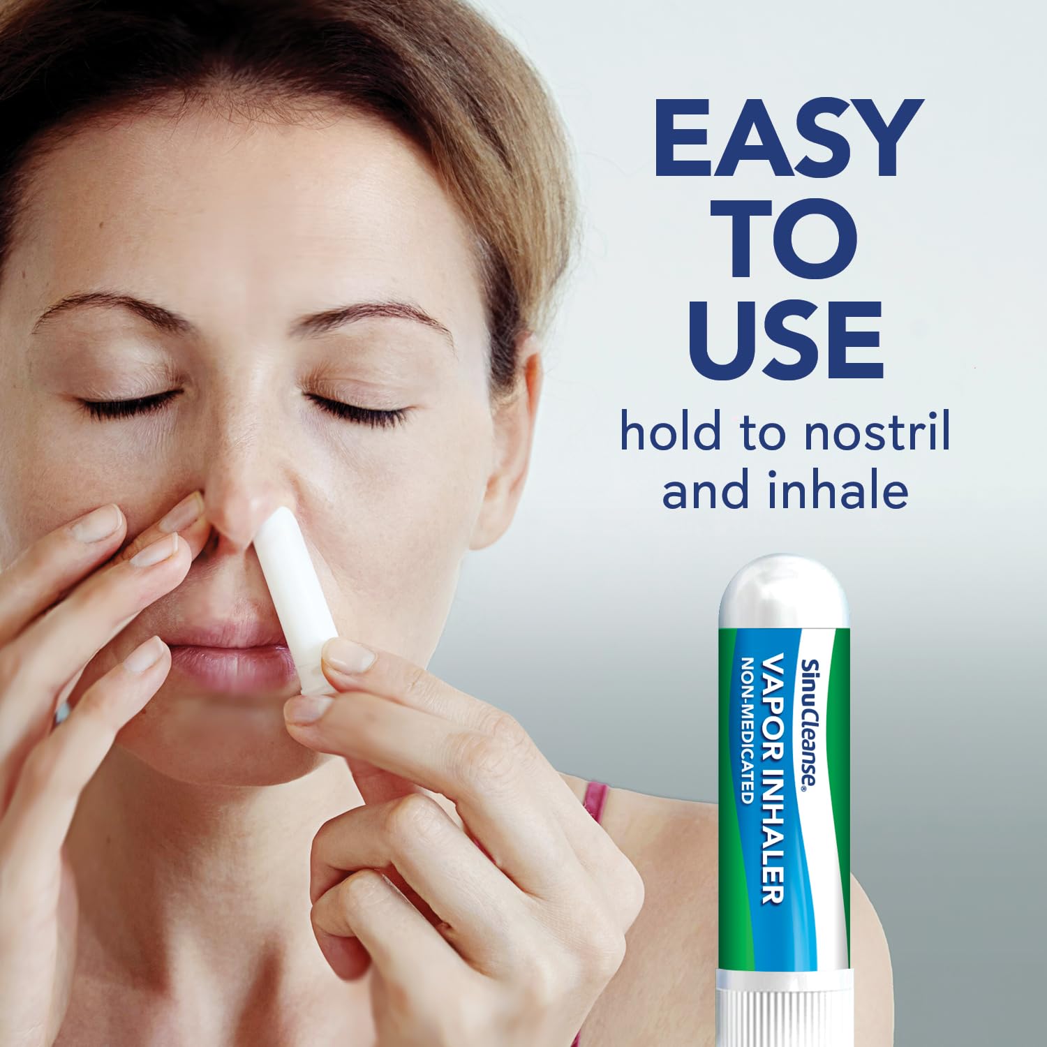 Three SinuCleanse inhalers in original packaging
