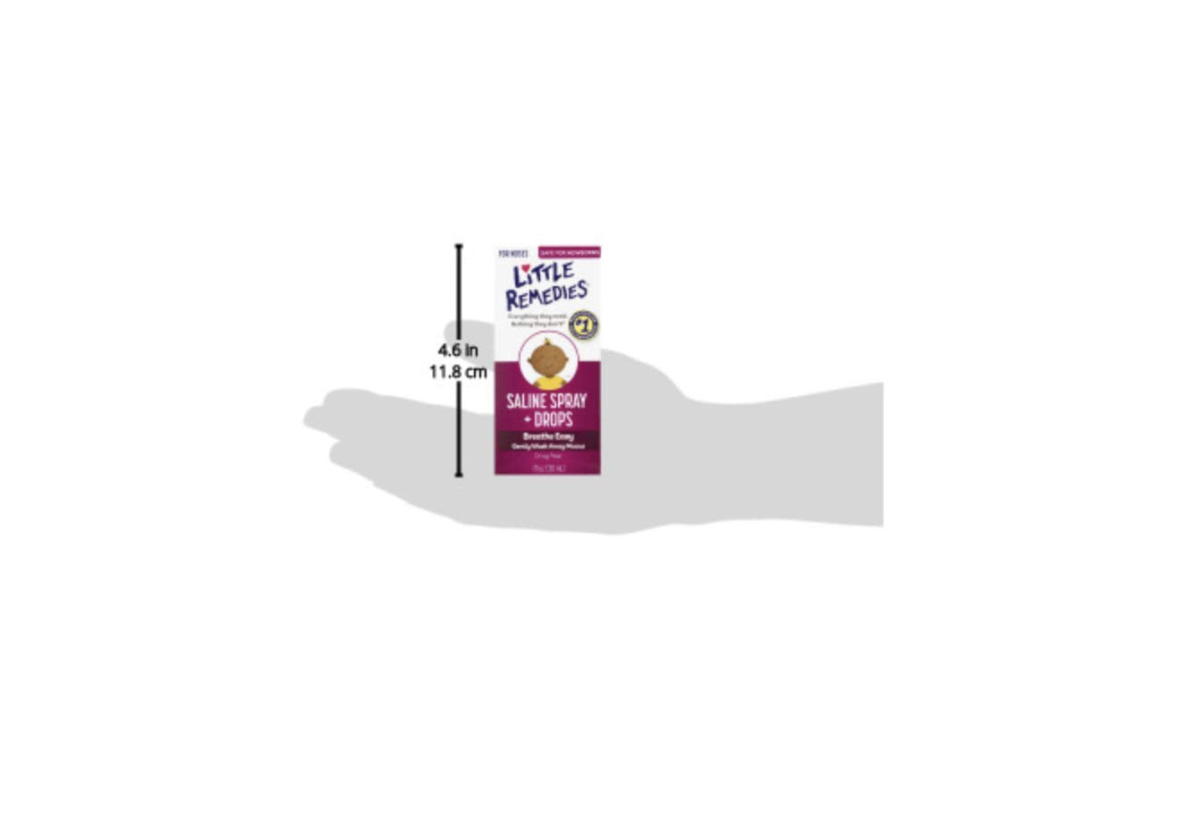 Little Remedies nasal saline drops 1 fluid ounce bottle