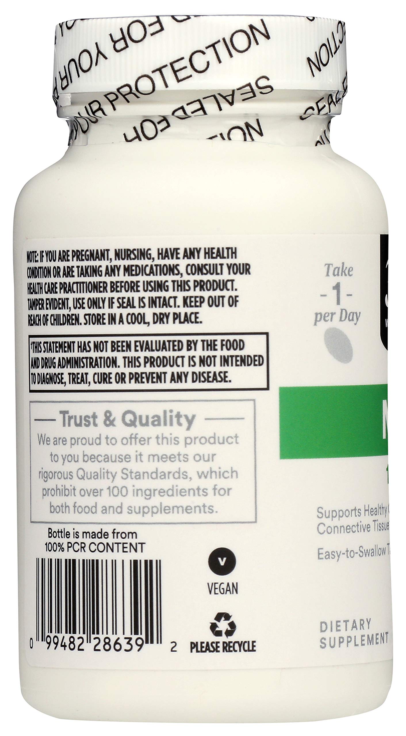 Premium unflavored cartilage support supplement bottle on a clean background