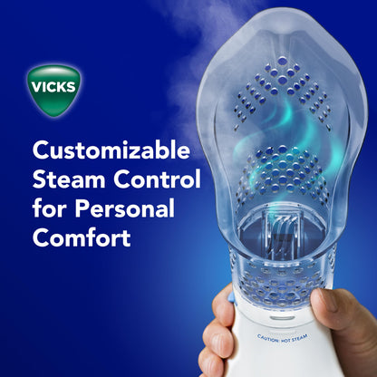 Vicks sinus inhaler with water reservoir open for filling