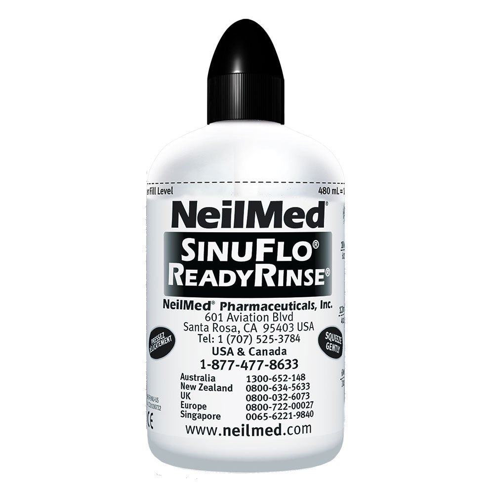 Top view of NeilMed SinuFlo nasal rinse applicator bottle