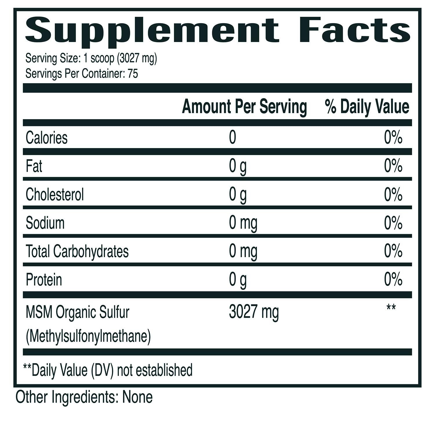 No Boundaries Health and Wellness MSM Organic Sulfur Crystals close up of pure crystal texture