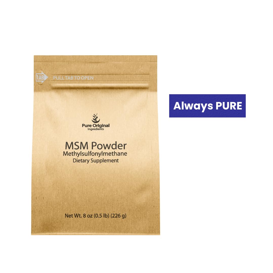Pure Original Ingredients 8 ounce powder packaging detail