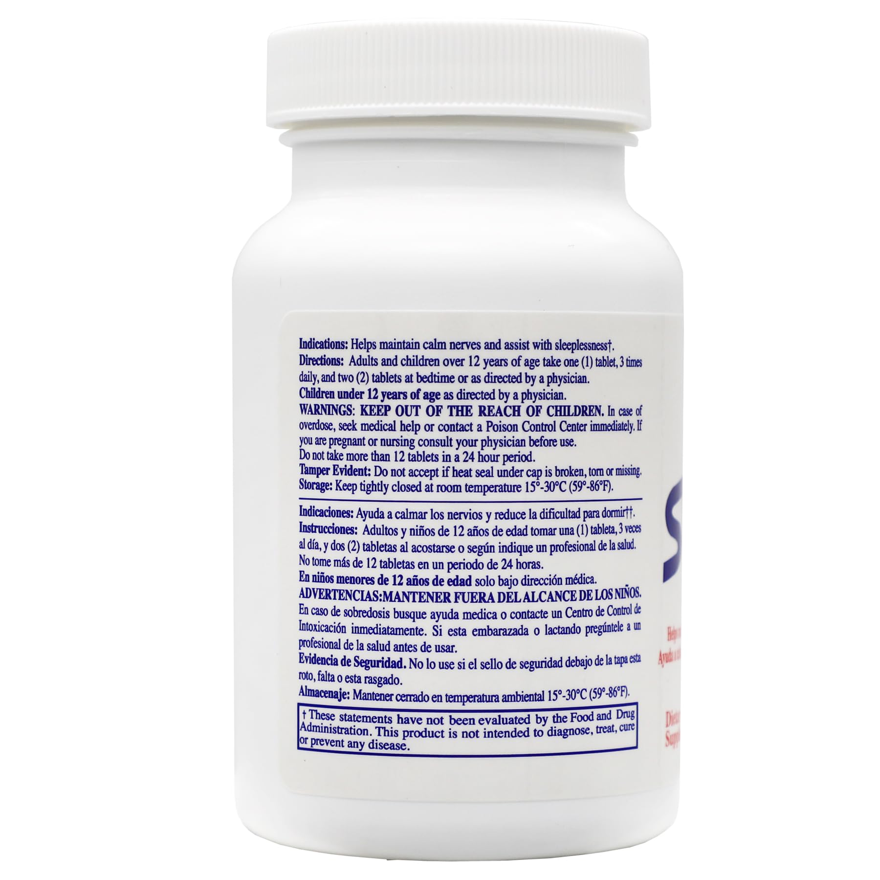 Authentic imported Serenita tablets for stress relief and relaxation