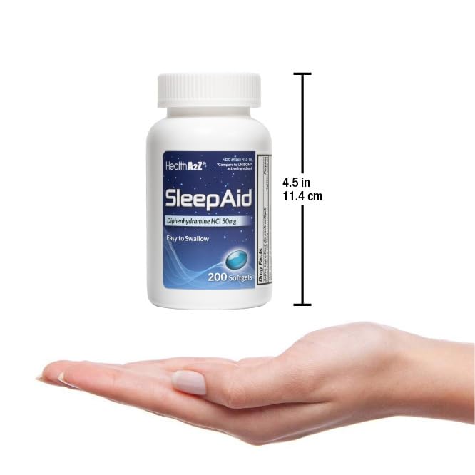 Authentic USA imported HealthA2Z sleep support softgels bottle display