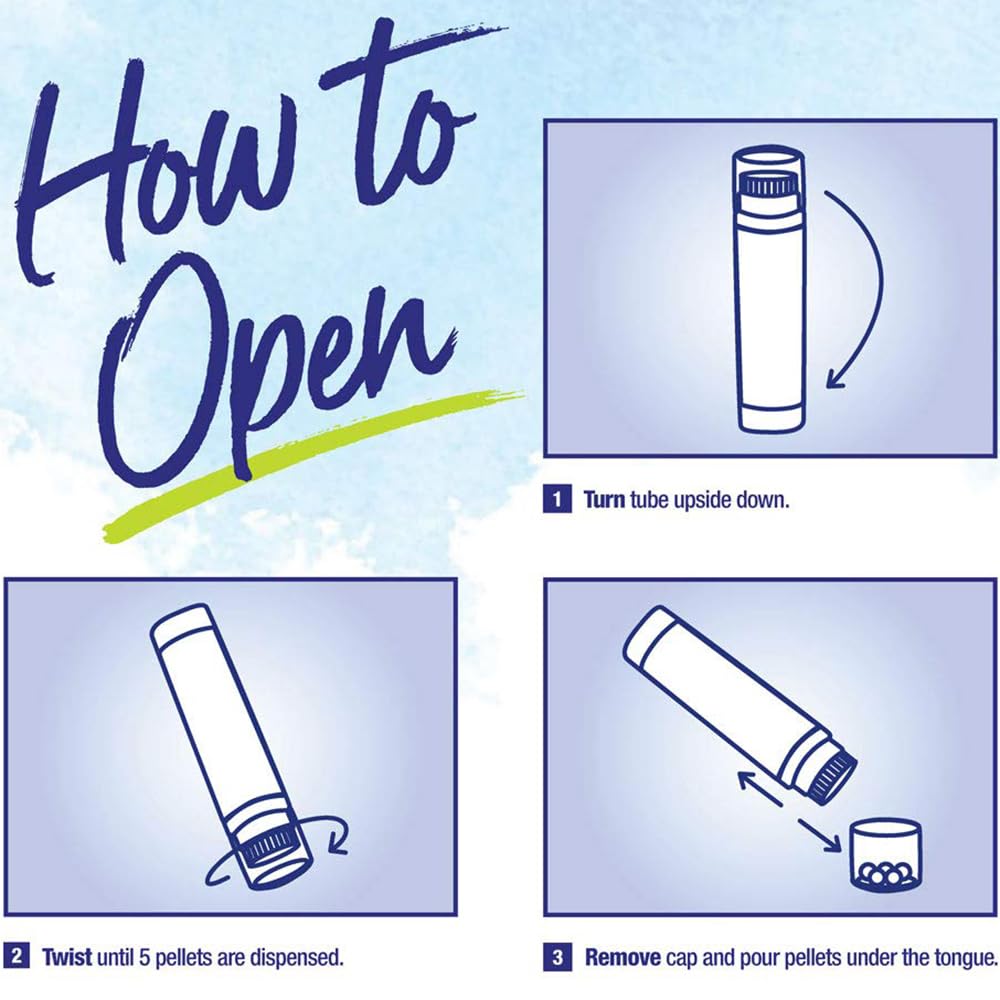 Close up of Boiron homeopathic pellets dispensing cap for restless sleep relief