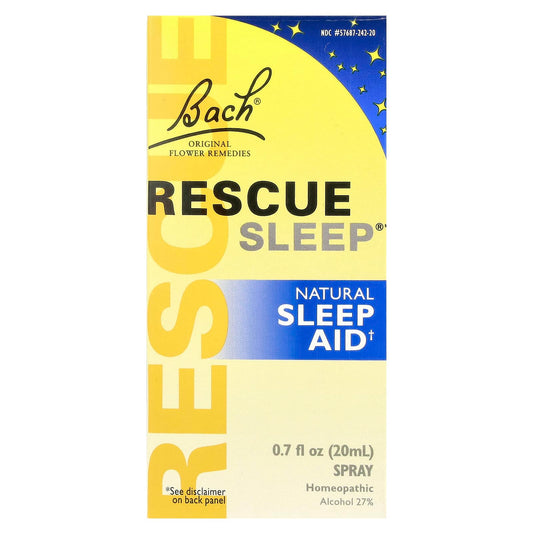Bach RESCUE SLEEP homeopathic flower essence spray bottle nozzle close up