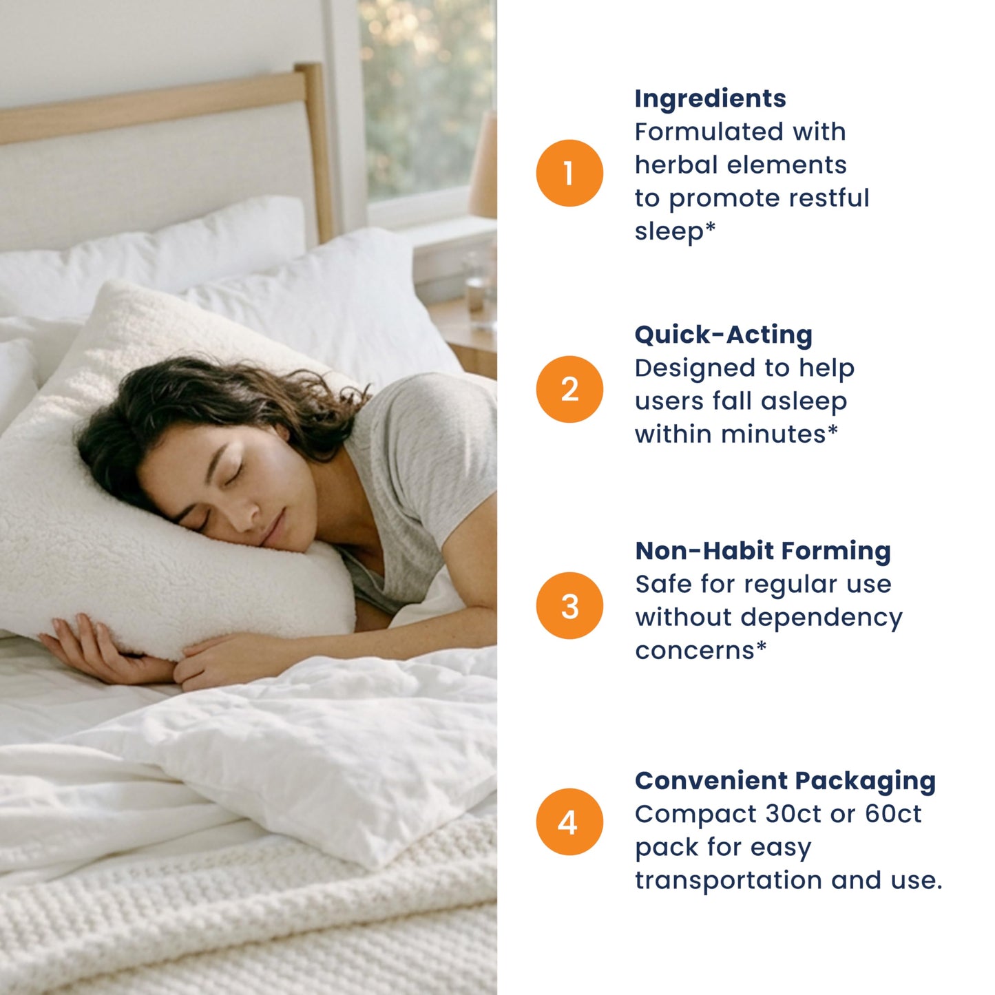 Alteril authentic USA imported sleep aid softgels protective outer box display