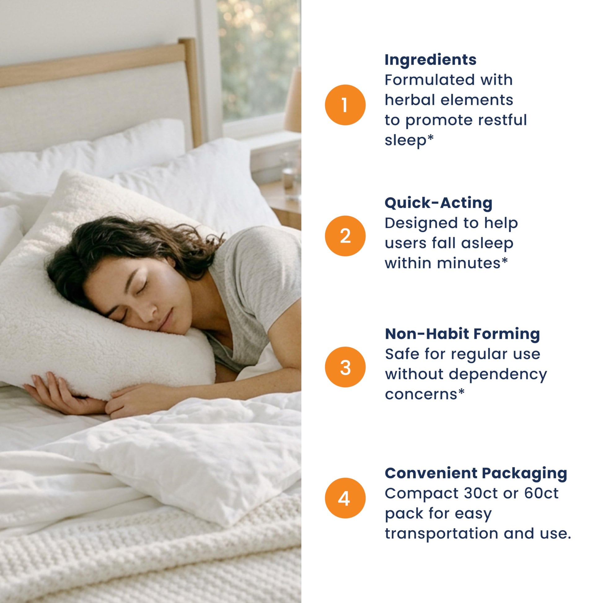 Alteril authentic USA imported sleep aid softgels protective outer box display