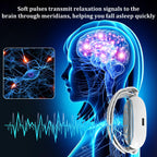YAMEOME handheld relaxation massager displaying intensity levels on the digital screen