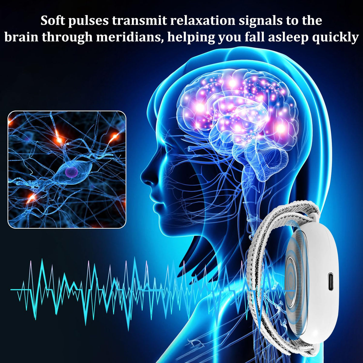 YAMEOME handheld relaxation massager displaying intensity levels on the digital screen